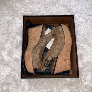 Brand New Coach Wedges